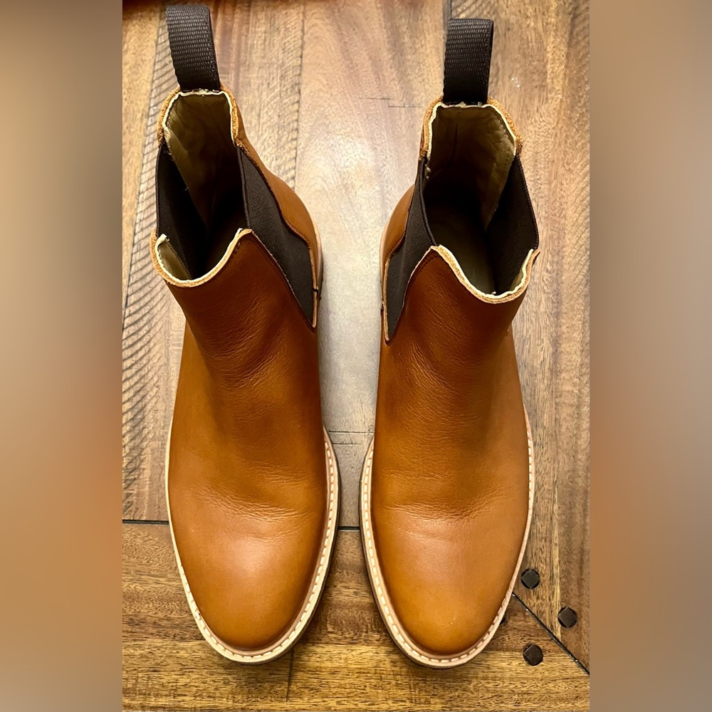 Nisolo Tan Leather Ankle Boots
